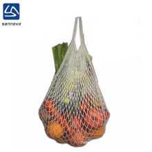 China bulk durable reusable foldable fruit mesh net bag